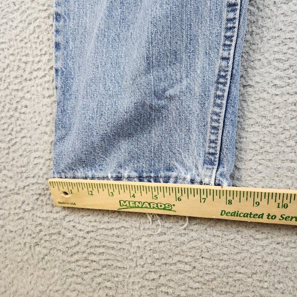 Wrangler Jeans Mens 38x34 Blue Denim Relaxed Fit Straight Rodeo Ranch Hand Work - Picture 7 of 9